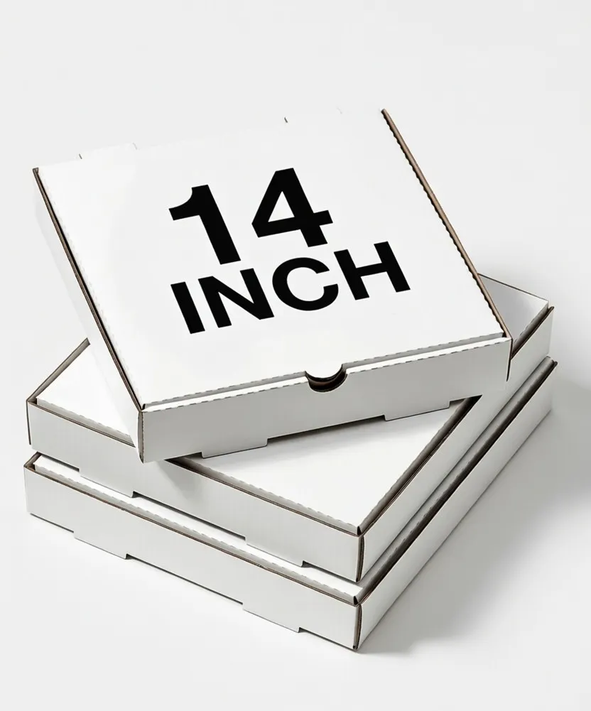14inch Pizza Box [50ct] Blank White
