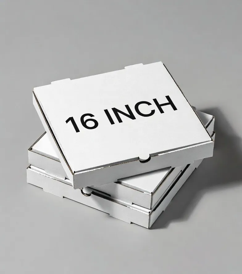 16inch Pizza Box [50ct] Blank White